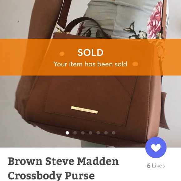 Steve Madden Handbags - Brown Steve Madden Crossbody Purse NEW